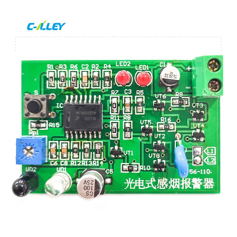 Cost-effective smart sensor circuit board smoker detector pcb alarm system pcba assembly