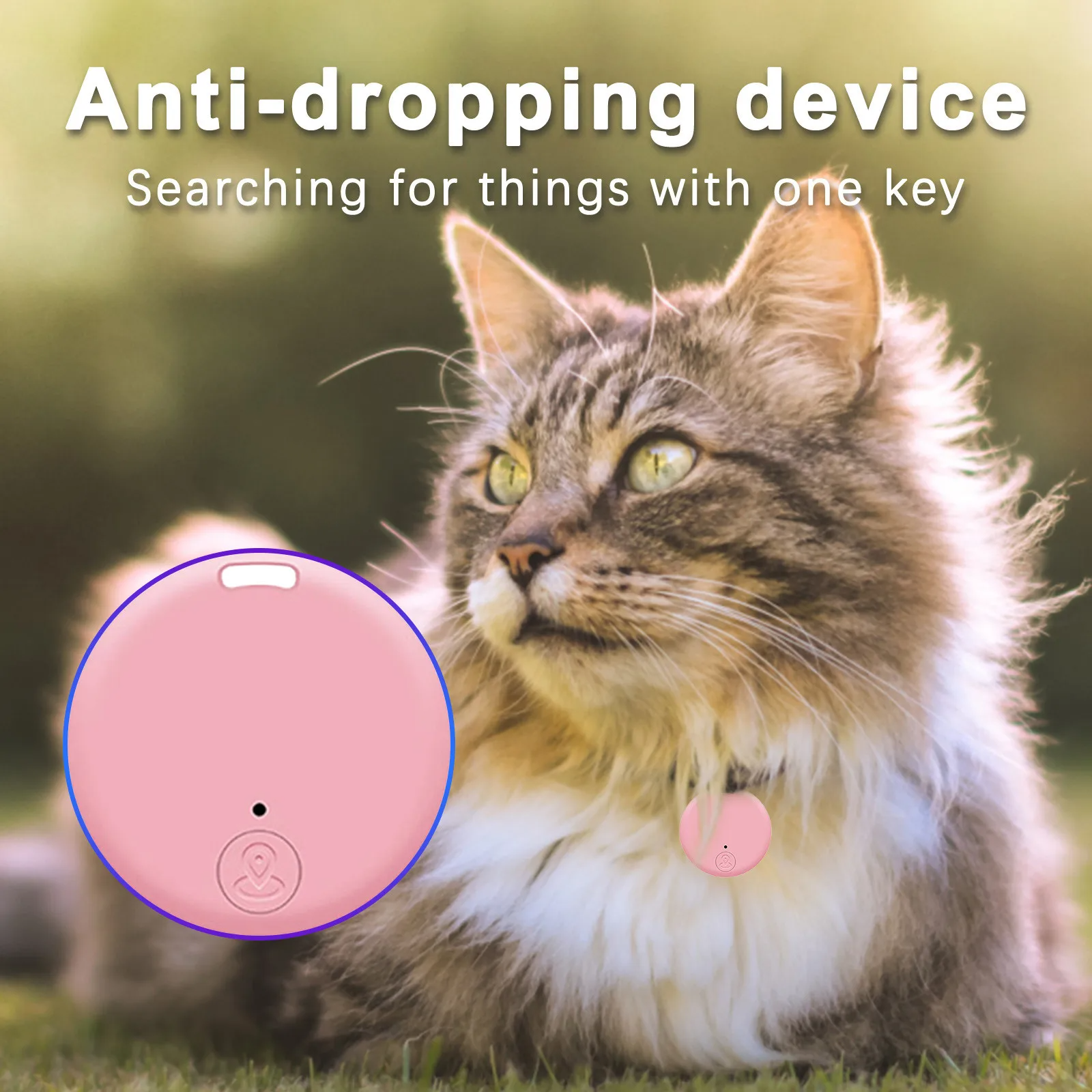Trending New Portable BT Locator Tracker for Smartphone Luggage Pets Key Alarm Tag for Apple Mini Smart Finder Anti-Lost Tracker