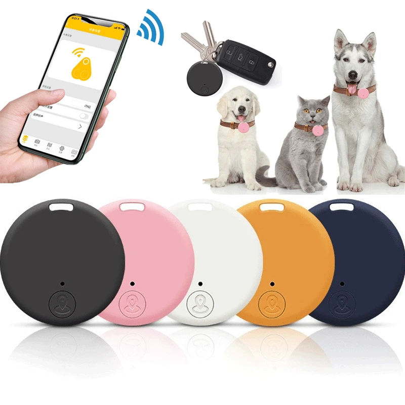 Trending New Portable BT Locator Tracker for Smartphone Luggage Pets Key Alarm Tag for Apple Mini Smart Finder Anti-Lost Tracker