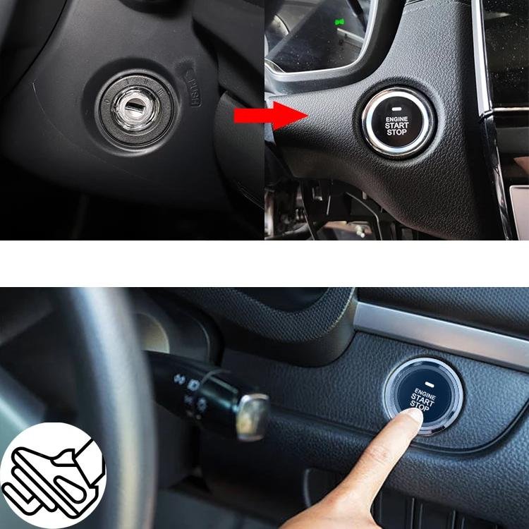 Chidengde for Honda CRV Upgrade Engine Push Start Stop System Remote Starter Car Accessories Push Start System Keyless Entry