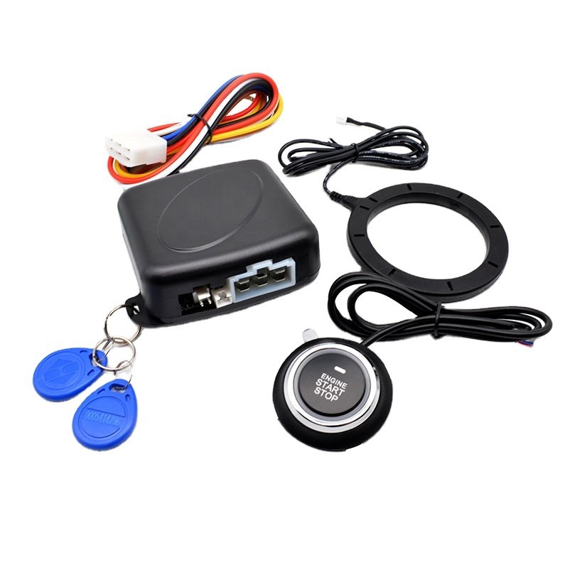 Keyless Entry Remote Control Push Button Start Stop System with RFID Anti-theft Car Immobilizer System