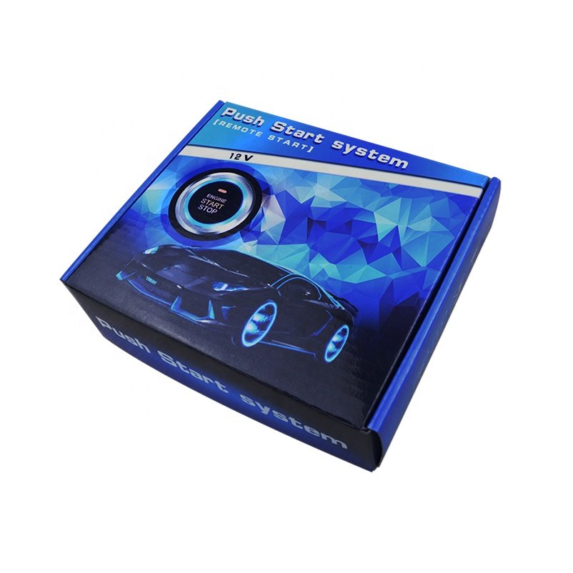 Keyless Entry Remote Control Push Button Start Stop System with RFID Anti-theft Car Immobilizer System