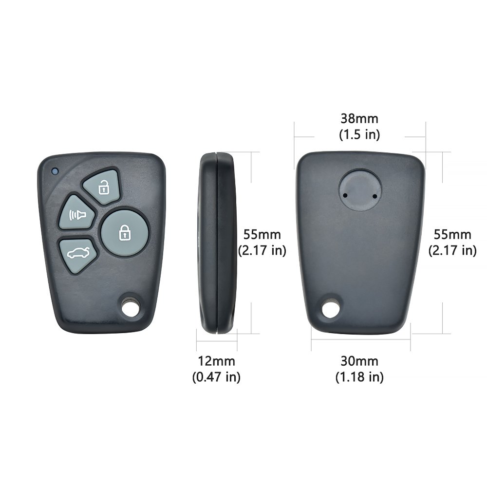 Replacement Keyless Remote Chevrolet Epica Remote Key Remote Controller for Original Chevrolet Car Alarms