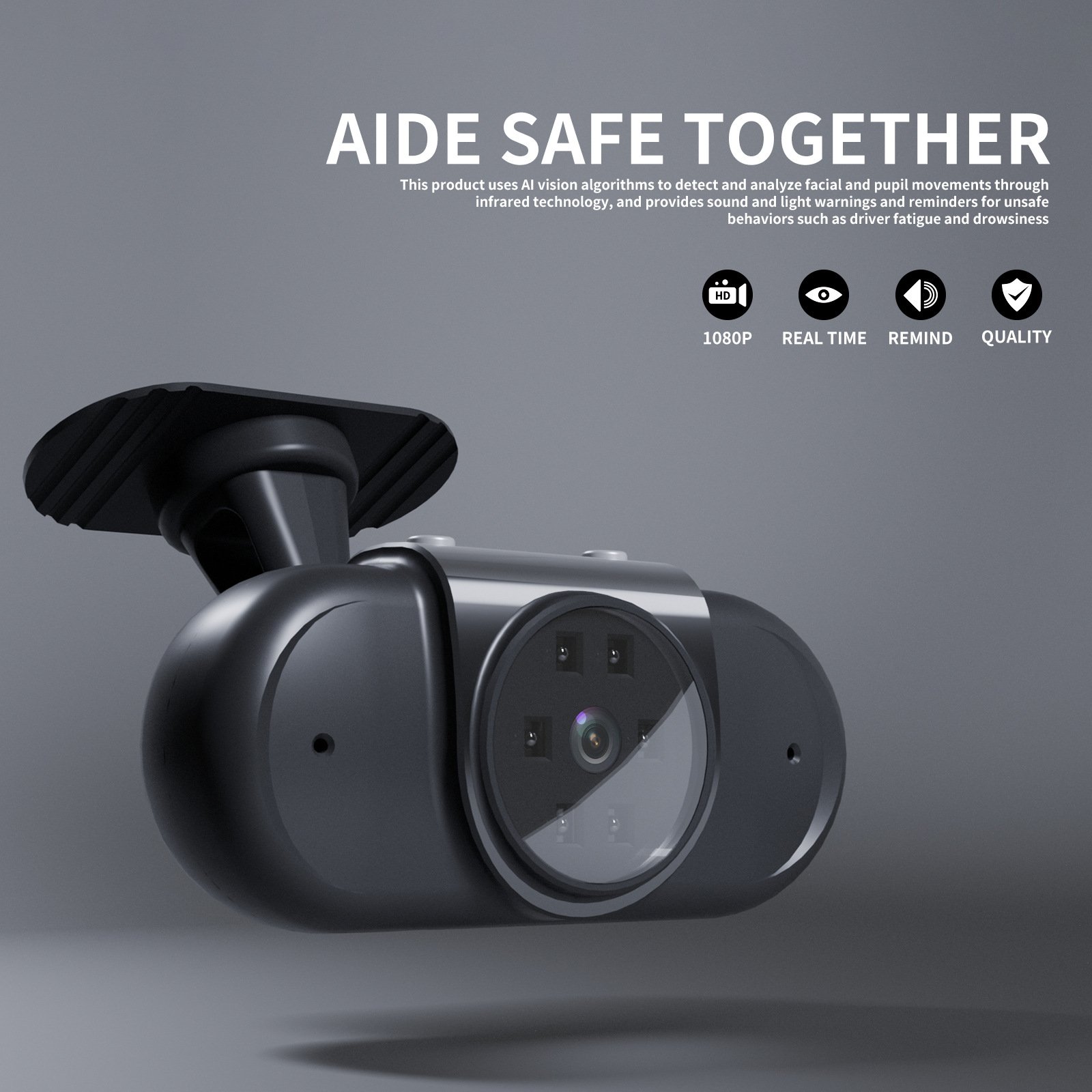 1080p Night Vision DSM One-Way Camera Anti-Fatigue Driving Alarm DMS Camera