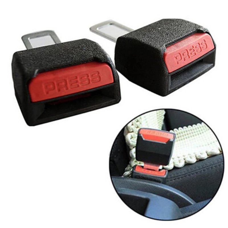 Universal Car Safety Seat Adjustable Belt Clip Buckle Extender Extension Car Accessories Car Safety Belt