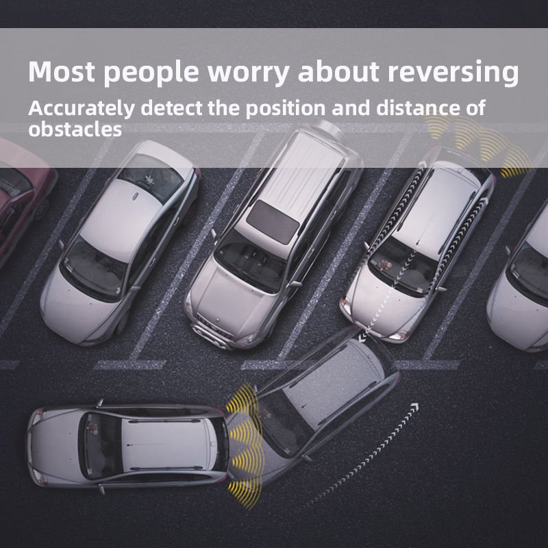 22mm LCD Back Light Display Car Parking Sensor Reverse Backup Radar Alarm Parking Sensor Car Reversing Aid