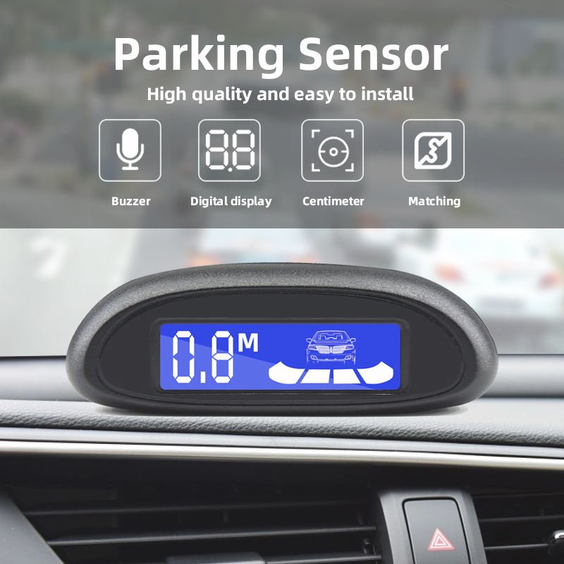 22mm LCD Back Light Display Car Parking Sensor Reverse Backup Radar Alarm Parking Sensor Car Reversing Aid