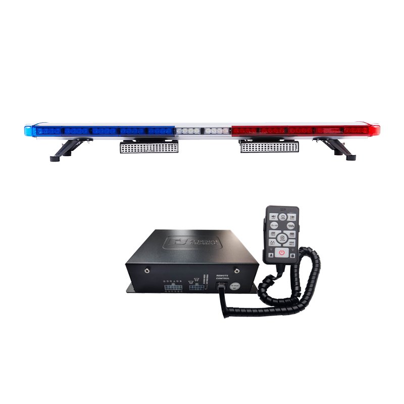 1.4M Universal Vehicle Alarm System Speaker Horn Warning Strobe Light Bar With Siren Ambulance Warning Light