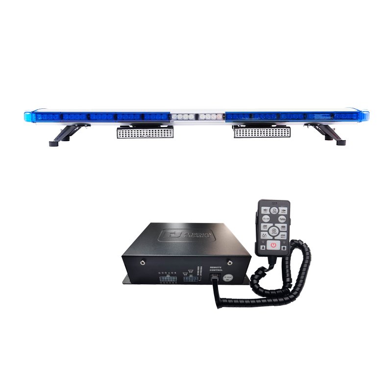 1.4M Universal Vehicle Alarm System Speaker Horn Warning Strobe Light Bar With Siren Ambulance Warning Light