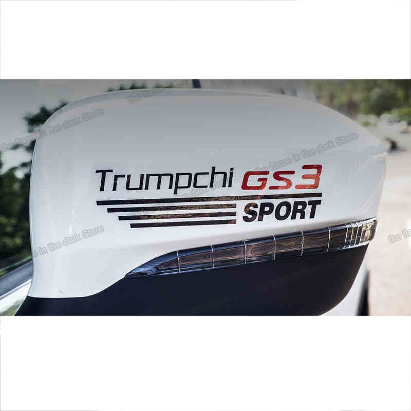 Lsrtw2017 Abs Car Headlight Sticker Rearview Film Decoration for Trumpchi Gs3 2017 2018 2019 2020 Gac Accessories Auto Styling