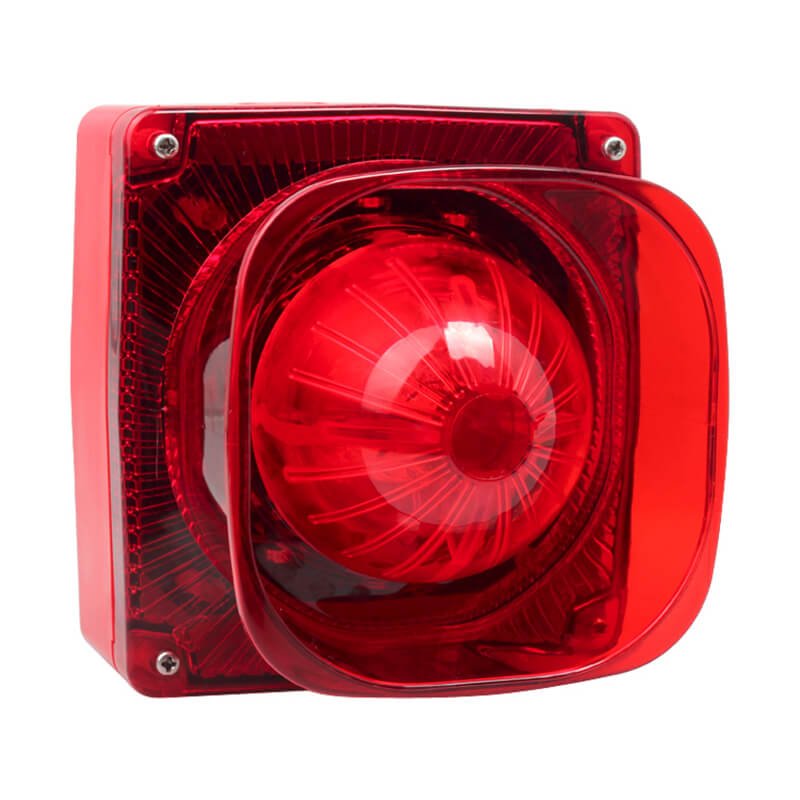 Conventional Sounder Beam Detector Fire Alarm Siren with Flasher AC 220v Strobe Light for Fire