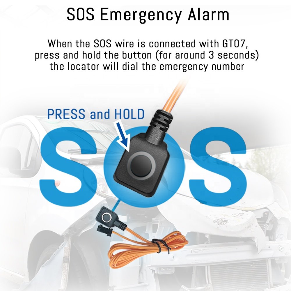 Auto-Sali GT10 4G GPS Tracking Device with Monitoring SOS Panic Button Fleet Management System Mini Car Tracker GPS