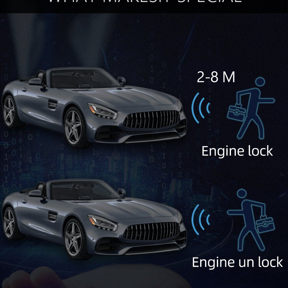 2.4G Car Immobilizer Alarm System Car Remote Engine Inmovilizador Auto Accessories Car Immobilizer Engine Oil