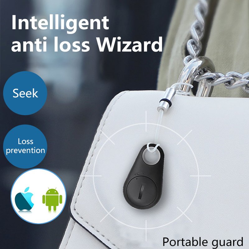 Smart GPS Keychain Hidden Tracker APP Wireless Locator Anti Lost Alarm Sensor Device for Kids Car Wallet Pets
