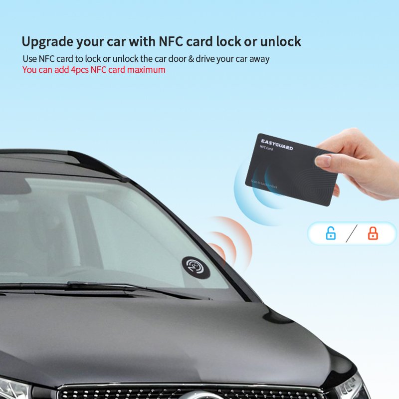 EASYGUARD CAN BUS PKE Remote Starter Fit for 16-22 Benz V Class W447/ 16-22 Vito W447/ 16-22 Metris Passive Keyless Entry