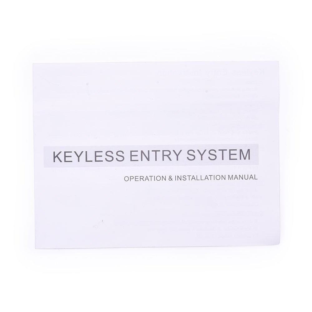 Anti-theft Device Car Security System High Sensitive Car Alarm System Central Locking Time Optional Keyless Entry System