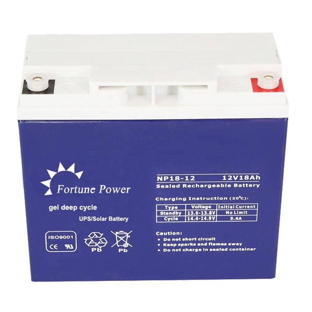 Deep Cycle Maintenance Free 12v 18ah Dry Cell Solar Battery for Solar System