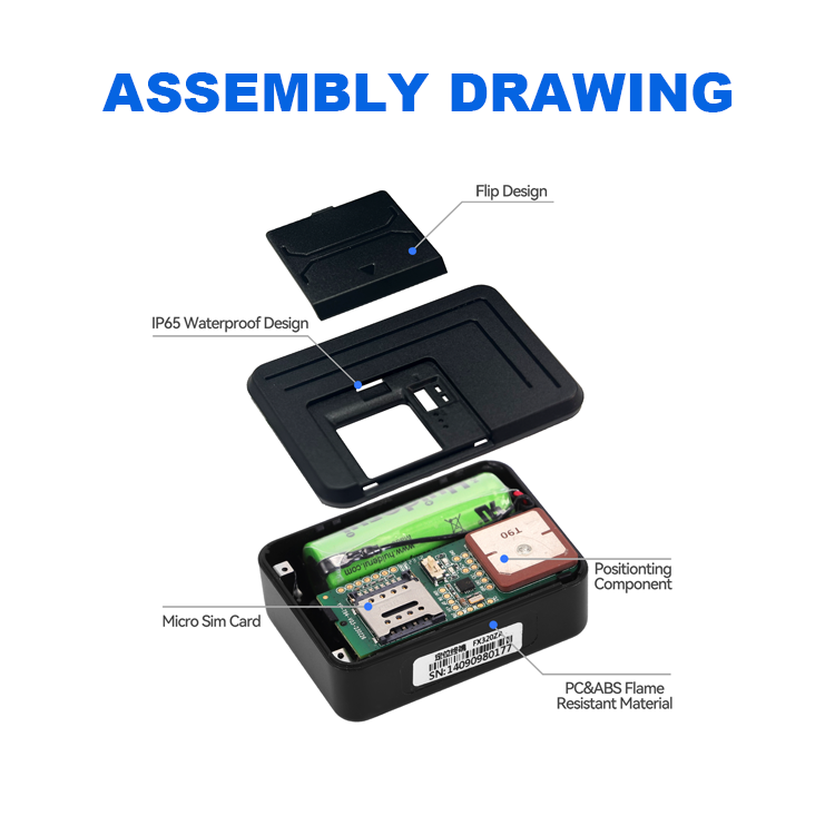 Manufacturer Wholesale Price Global Positioning Device With Light Sensing Alarm and Removal Alarm Function