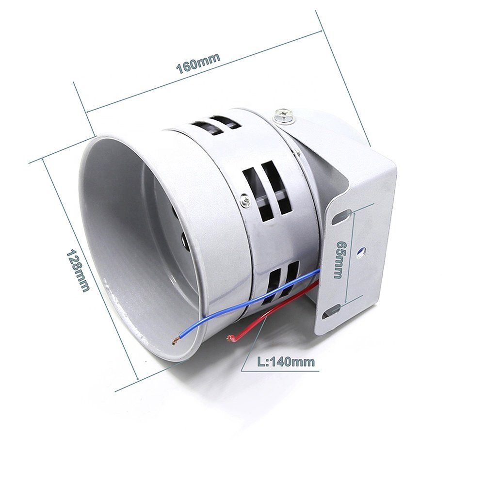 Metal Mini Motor Siren for Alarm Electric Motor Driven Alarm Factory Transport Vehicle Fire Prevention Horn Sound System