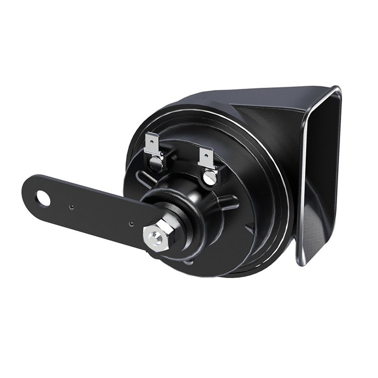 CARALL K85 12V Snail Car Horn Two-Tone Fanfare with 410db-510db Sound Durable Aluminum 2-Way Speaker Design New Condition
