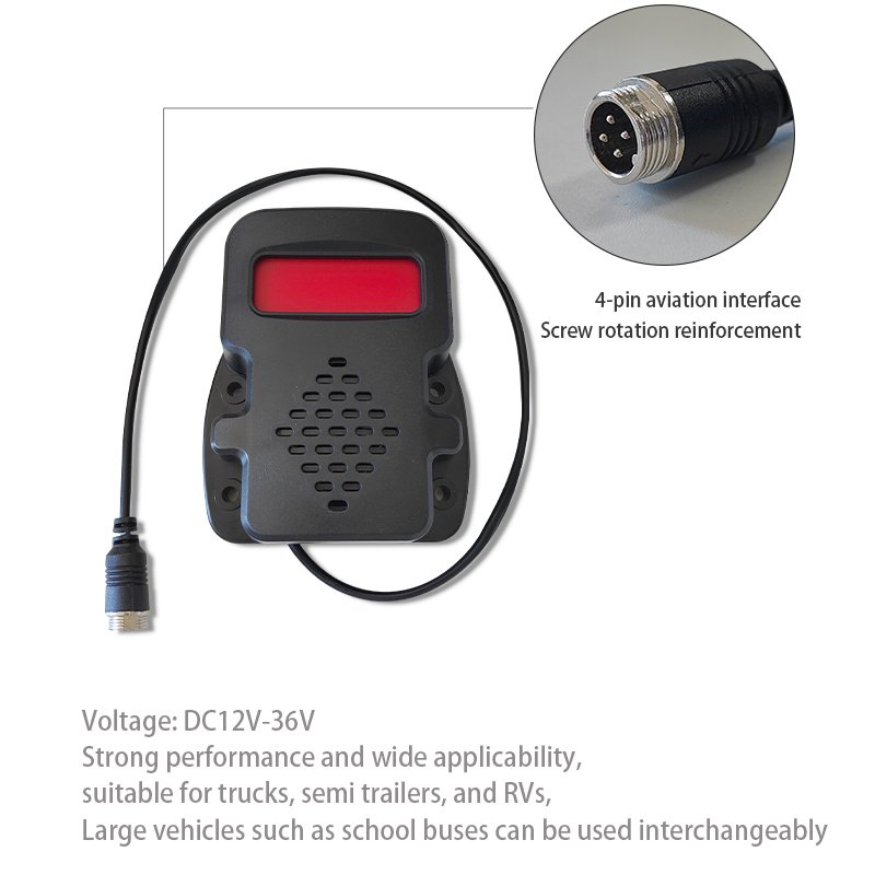 Truck Blind Spot Warning Light, Safety protection Electronic Horn Indicator Easy Installation Sound and Light Alarm