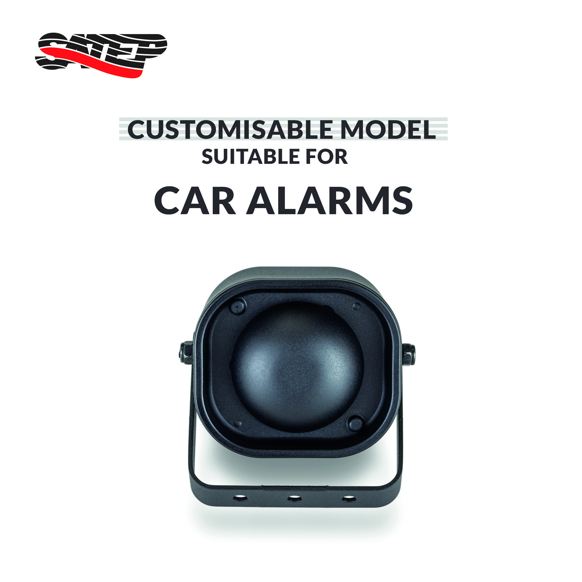 Weatherproof Piezo Siren PZ037 Custom Model for Car Alarm for Electronic Sirens Horn Speaker Siren Piezo Speaker