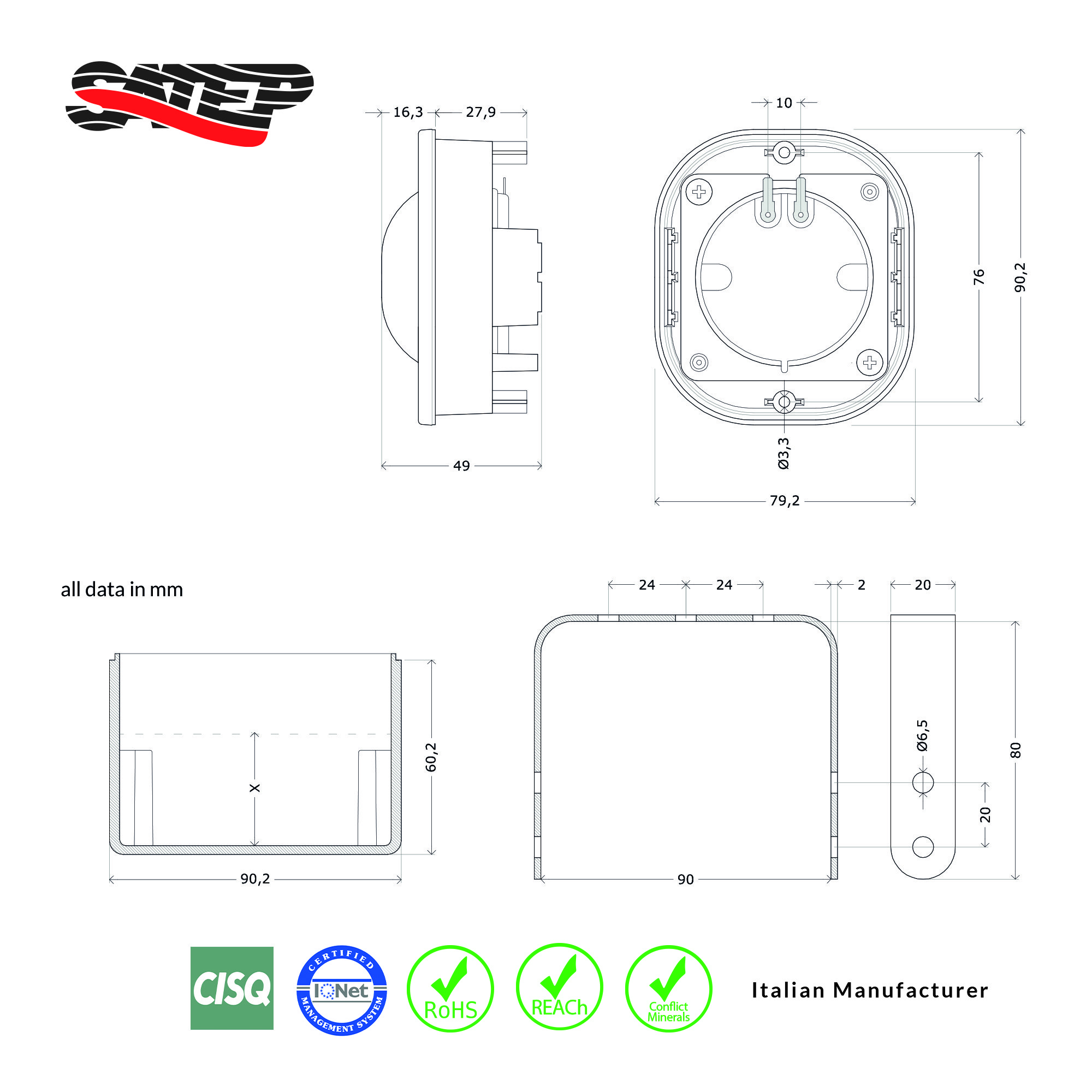 Weatherproof Piezo Siren PZ037 Custom Model for Car Alarm for Electronic Sirens Horn Speaker Siren Piezo Speaker