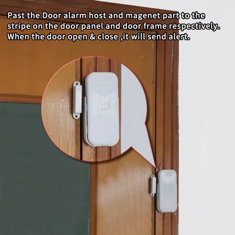 Home Security Doors Alarm System V22 GSM Door Remote Monitoring Smart Door Lock Magnet Alarm System Home Security