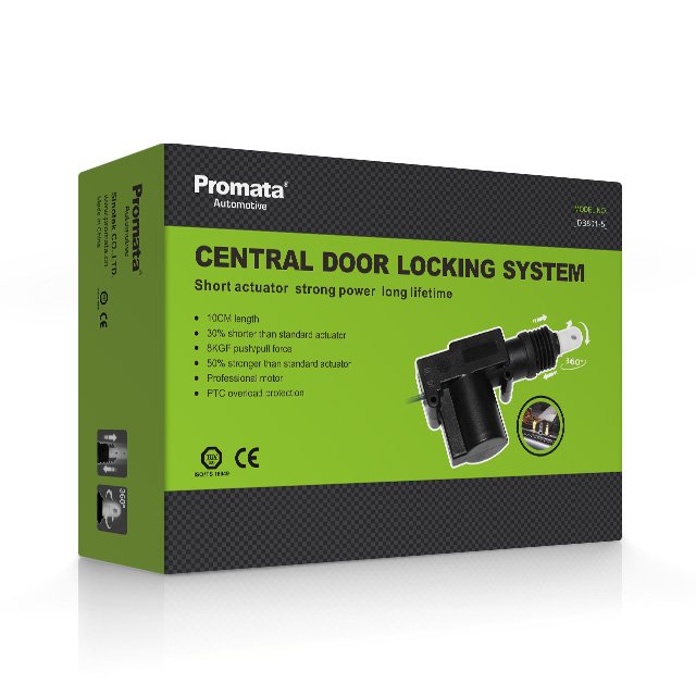 12V/24V Car Central Locking System with Remote Control Long Life, Door Lock Actuator