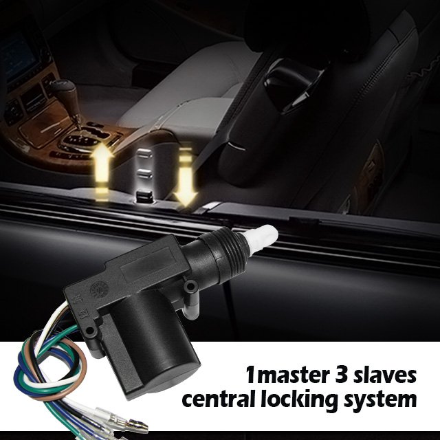 12V/24V Car Central Locking System with Remote Control Long Life, Door Lock Actuator