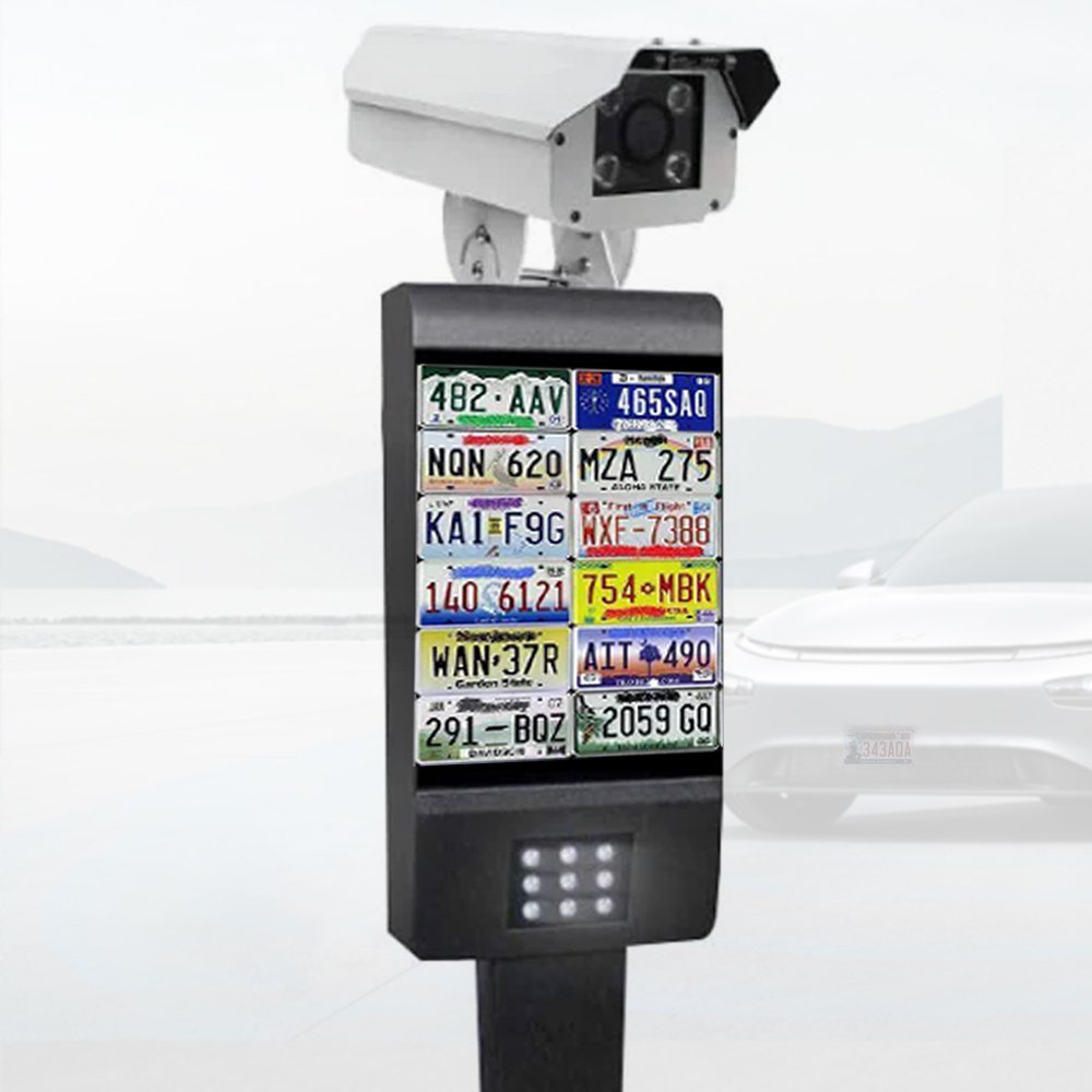 ENSTER Factory Night Vision 2MP IP Automatic Number License Plate Recognition Reader System ANPR Camera With Software