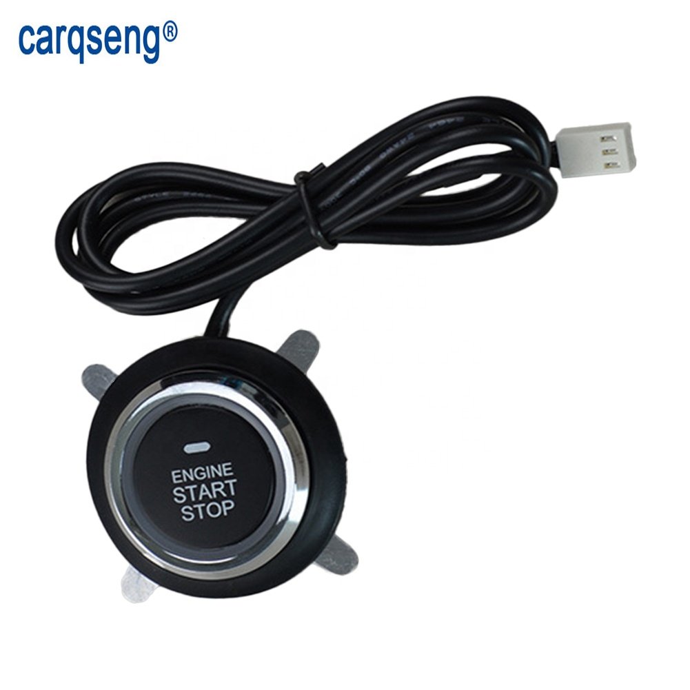 Push Start Anti-theft System Car Engine Starline Push Button RFID Lock Ignition Switch Keyless Entry System Starter