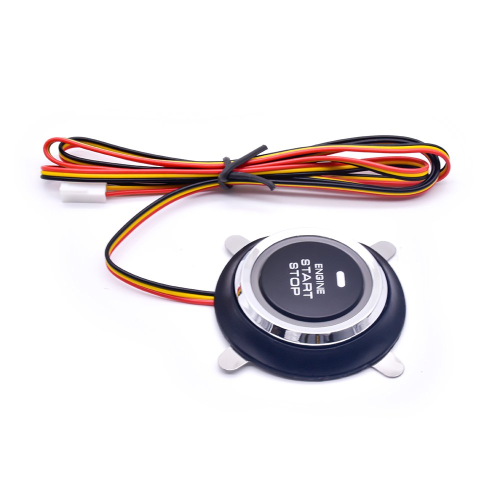 Remote Start Car Engine Remote Stop Car Engine One Button Push to Start PKE Passive Keyless Entry System Universal Auto Kit