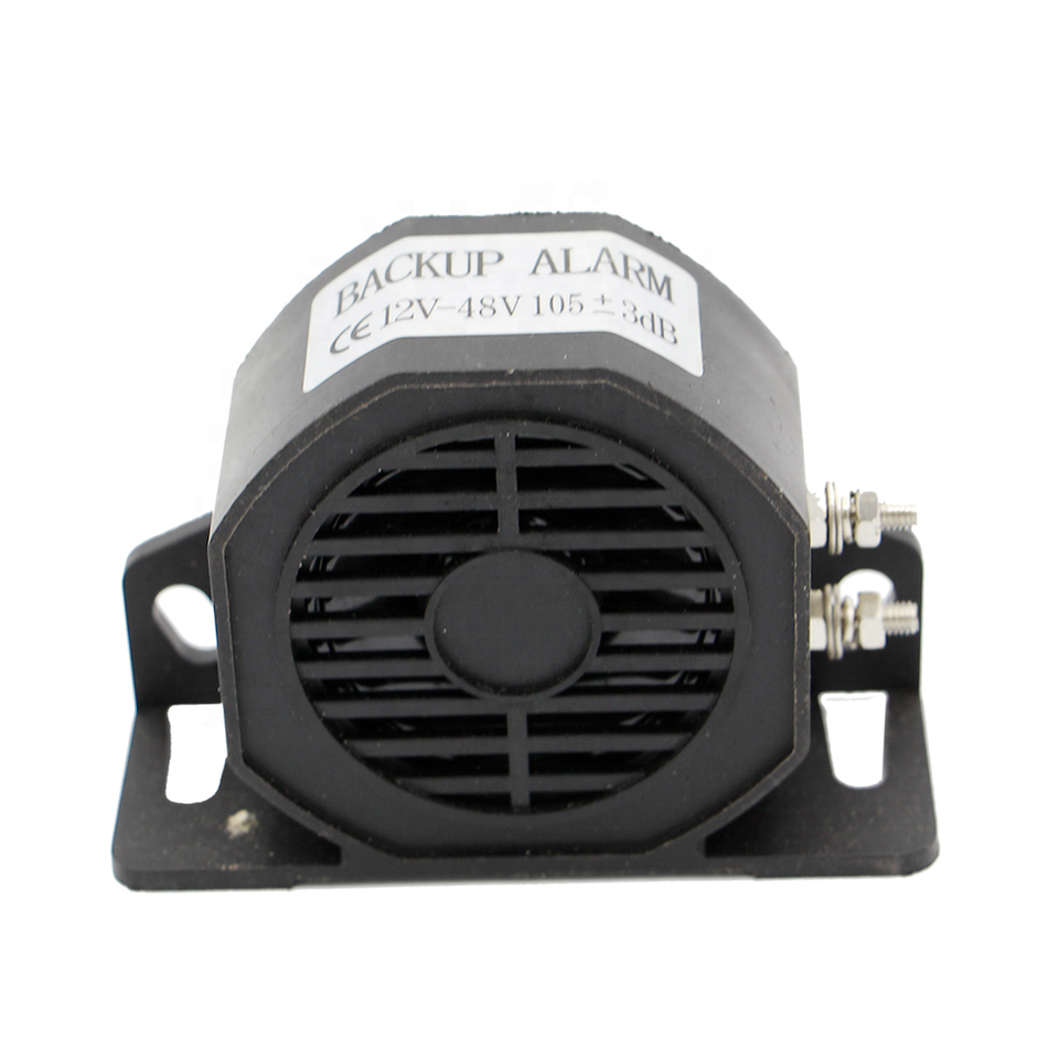 12V-48V 105dB Decibel Backup Siren Beeper Buzzer Sound Warning Alarm Car Truck Vehicle Horn for Vehicle Reversing Reminders