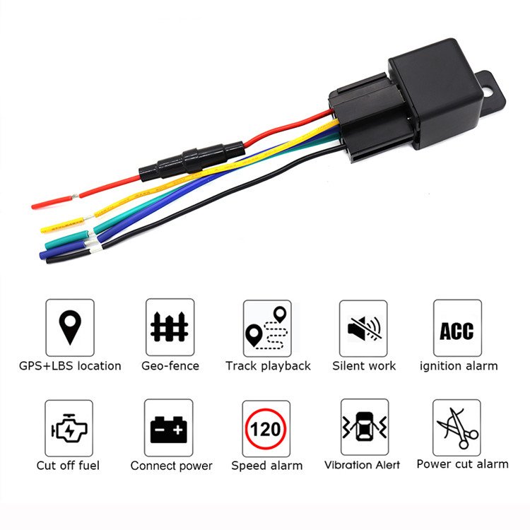 Rastreador Gps Engine Cut Off Vehicle Locator Mini Spy Motorcycle Tracking Device Relay Gps Car Tracker 4G
