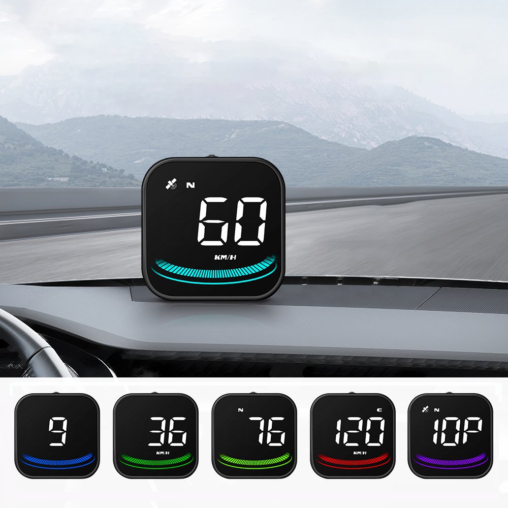 HUD G4 Car Head up Display G4 Auto Electronic RPM Speedometer USB Connect GPS Gauge for All Car