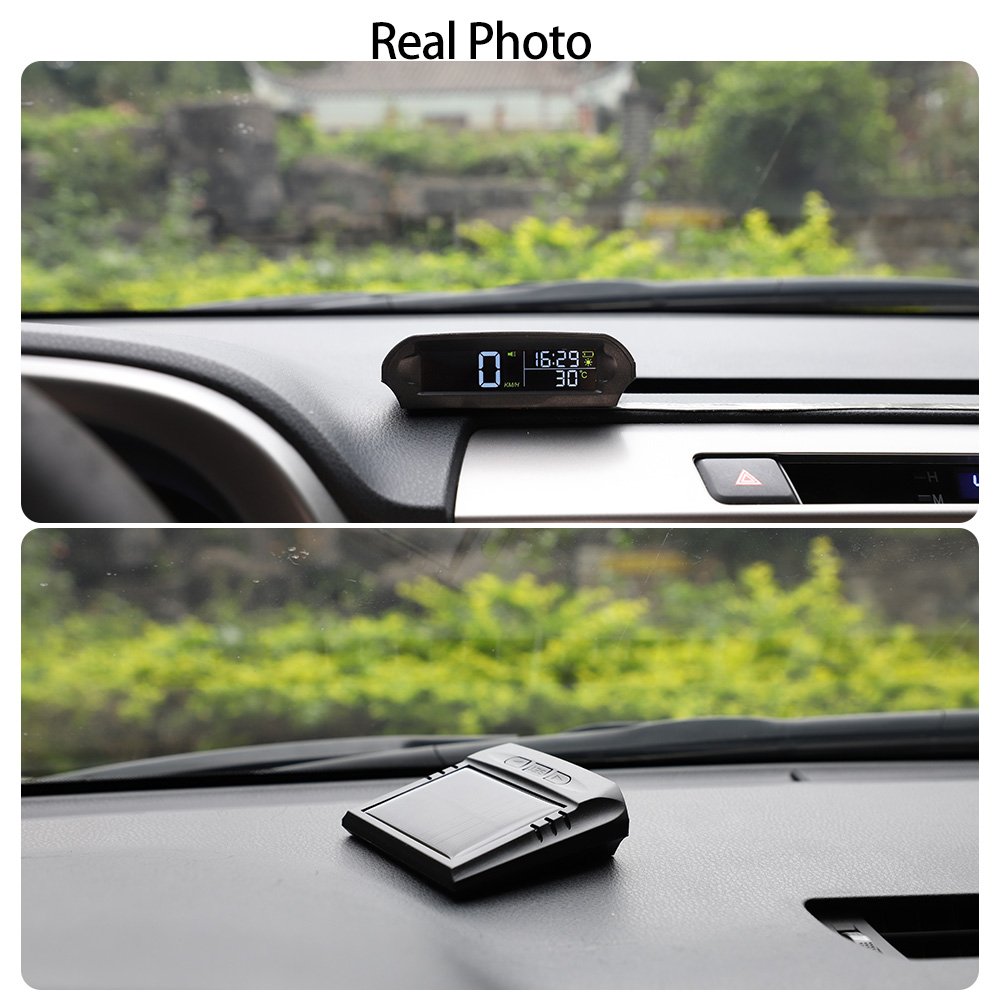 VJOYCAR Full Screen Size Universal GPS Speedometer Motorcycle Bike Bicycle Car Solar Car Meter HUD Display