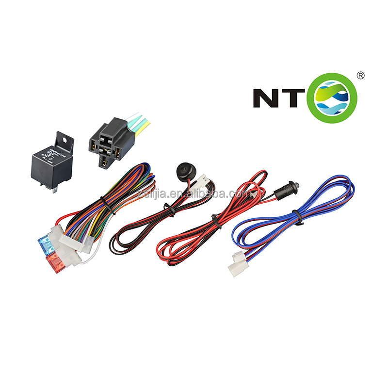 NTO Anti-Hijacking Universal Remote Starter Immobilizer Central Locking Cars Vibration Security Car Alarm System
