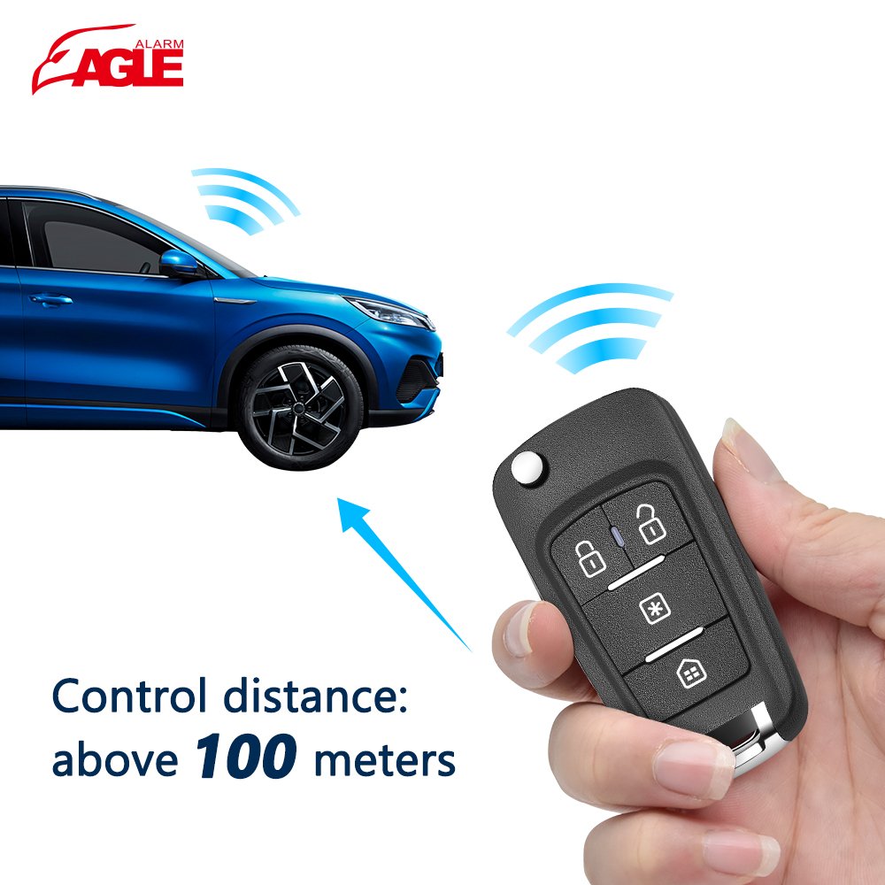 Brazil Positron Fully Automatic Switching Program 293/300 Car Keychain Remote Control 433.92MHz Car Alarm