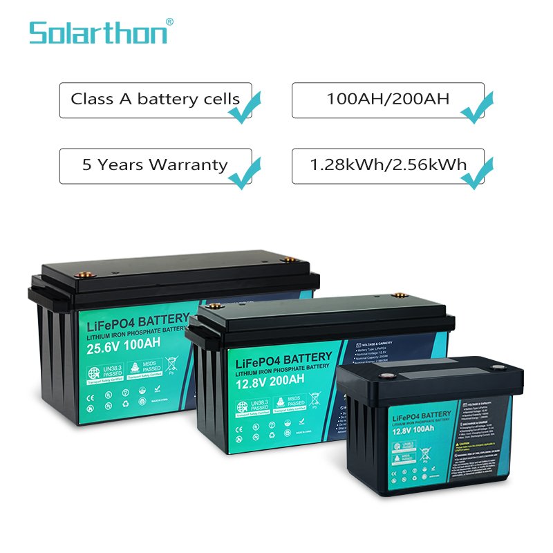 Solarthon Lifepo4 Battery Storage Battery Pack for Solar System Home