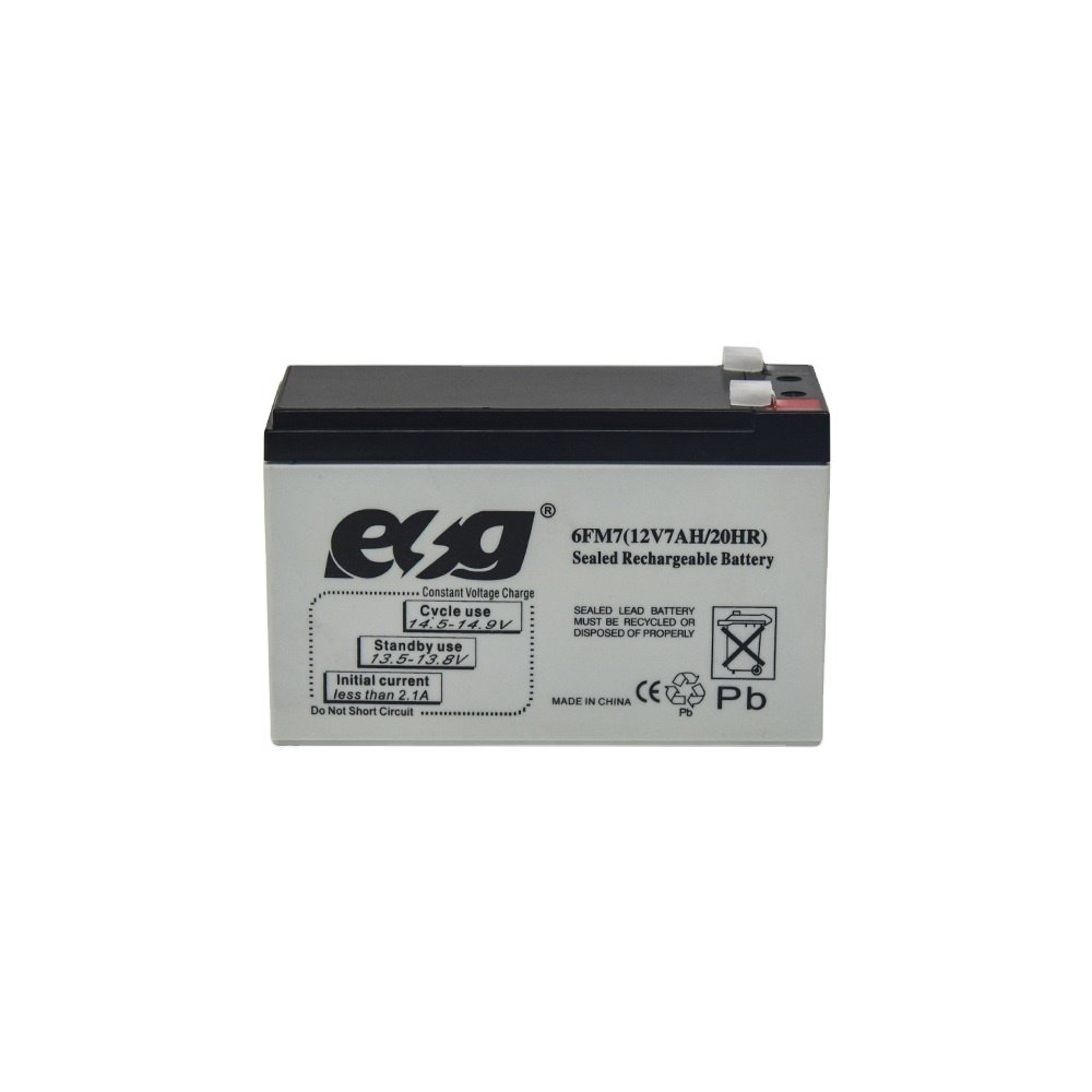 ESG 12V7AH 7.5AH 9AH 12AH 14AH Solar Storage Battery AGM GEL 12Volts Lead Acid UPS Maintenance Free Solar Batteries