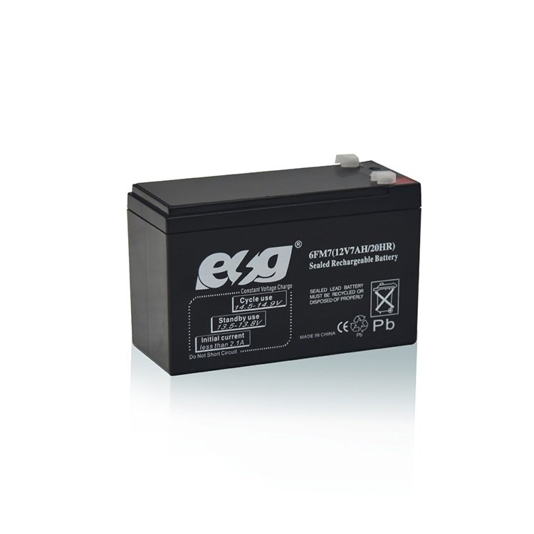 ESG 12V7AH 7.5AH 9AH 12AH 14AH Solar Storage Battery AGM GEL 12Volts Lead Acid UPS Maintenance Free Solar Batteries