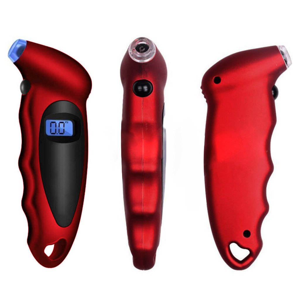 Digital Tire Diagnostic Gauge 150 PSI 4 Setting Backlight High Monitoring Car Tire Pressure Gauge LCD Display