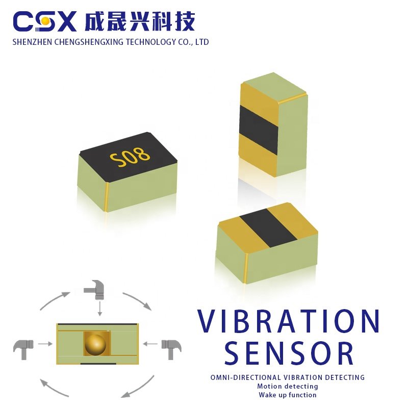 Reliable Quality Wholesale Smd Motion Trigger Tilt Switch High Sensitive Vibration Switch Sensor For Car Alarm