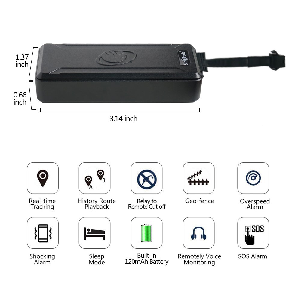 SinoTrack ST-901AL 4g+2g Gps tracker Acc Detection Car Vehicle Anti-theft Gps Tracking Devices with Real-time Tracking