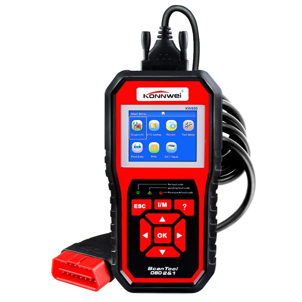 Hot Sale KW850 Auto Diagnostic Scanner OBD2 Scanner Car Diagnostic Tool OBD Code Reader