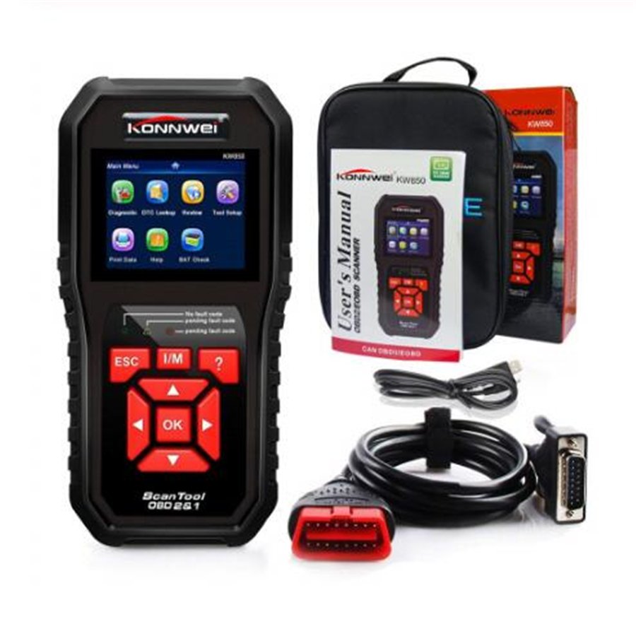 Hot Sale KW850 Auto Diagnostic Scanner OBD2 Scanner Car Diagnostic Tool OBD Code Reader