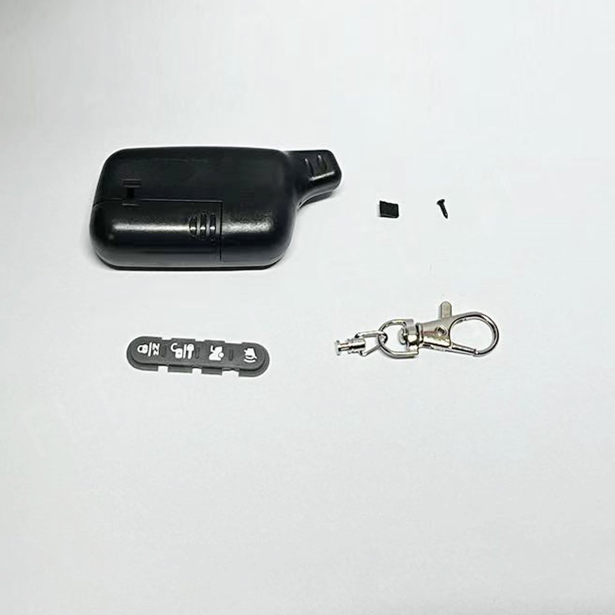 Russian Version Key Fob Chain Keychain Case for TOMAHAWK X5 X3 LCD Two Way Car Alarm System Remote Control
