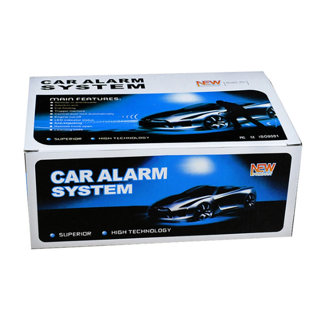 Hot Sales 12V Car Anti-theft Device CAR ALARM Metal Frame Remote Control Anti Grab Flameout Vibration Alarm