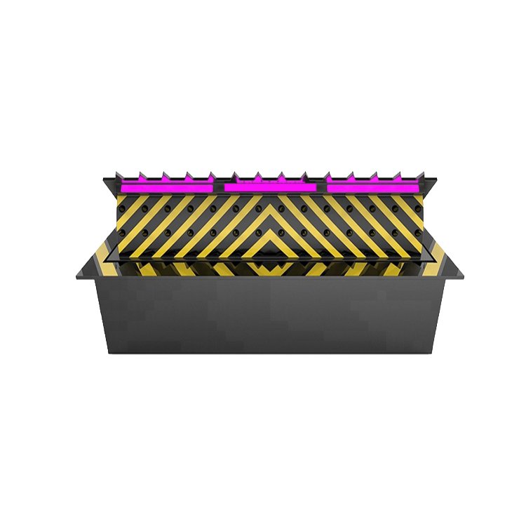Custom Size LED Light Alarm Anti-terrorist Full Automatic Car Remote Control Hydraulic Road Blocker/Jammer Blocker